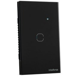 Interruptor Smart Wi-Fi Touch 1 Tecla EWS 1001 Preto Intelbras - 2