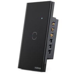 Interruptor Smart Wi-Fi Touch 1 Tecla EWS 1001 Preto Intelbras - 5