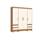 Ver imagem 2 de Guarda Roupa 4 Portas 4 Gavs B383 Henn Cinamomo/Off