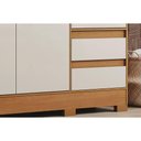 Ver imagem 3 de Guarda Roupa 4 Portas 4 Gavs B383 Henn Cinamomo/Off