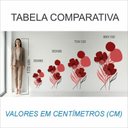 Ver imagem 4 de Adesivo Floral Boho Vermelho Estilo Nórdico 88x150 Minimalista Abstrato