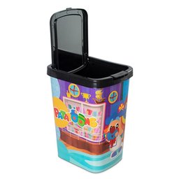 Lixeira Infantil Patati Patatá com Tampa, Cesto de Lixo 9 Litros, Quarto Criança, Banheiro, Escritór - 4