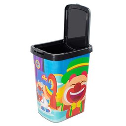 Lixeira Infantil Patati Patatá com Tampa, Cesto de Lixo 9 Litros, Quarto Criança, Banheiro, Escritór - 1