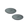 Kit 2 Pratos Raso Redondo Pedra Sabão Sobremesa e Bolos 30cm - 1
