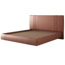 Ver imagem 6 de Cama King Flutuante com Cabeceira 195cm Astra S04 Couríssimo Telha - Lyam Decor