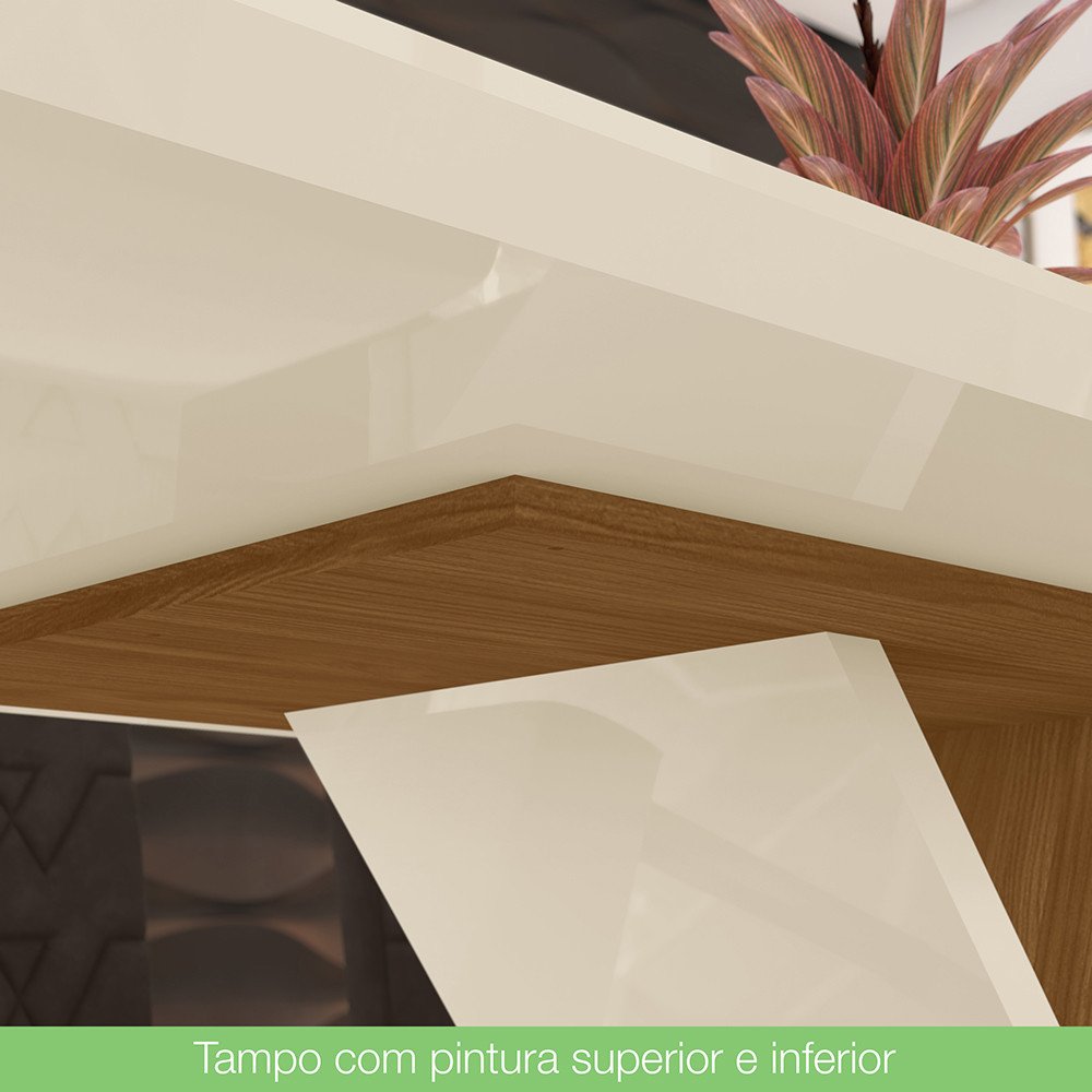 Conjunto Sala De Jantar Mesa 1.600mm Tampo Mdf 6 Cadeiras Zuri Casa 812