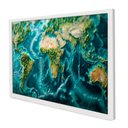 Ver imagem 1 de Quadro Decorativo Mapa Planeta Terra em Moldura Caixa TaColado Moldura Trad 1cm Branca sem Vidro 30 