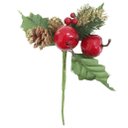 Ver imagem 1 de 8 Ramos Maçã Decoração de Natal Artificial 18cm