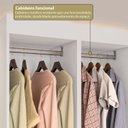 Ver mais imagens de Guarda-Roupa 2 Módulos Roupeiro Closet Sapateira 1 Porta Versatille Yescasa