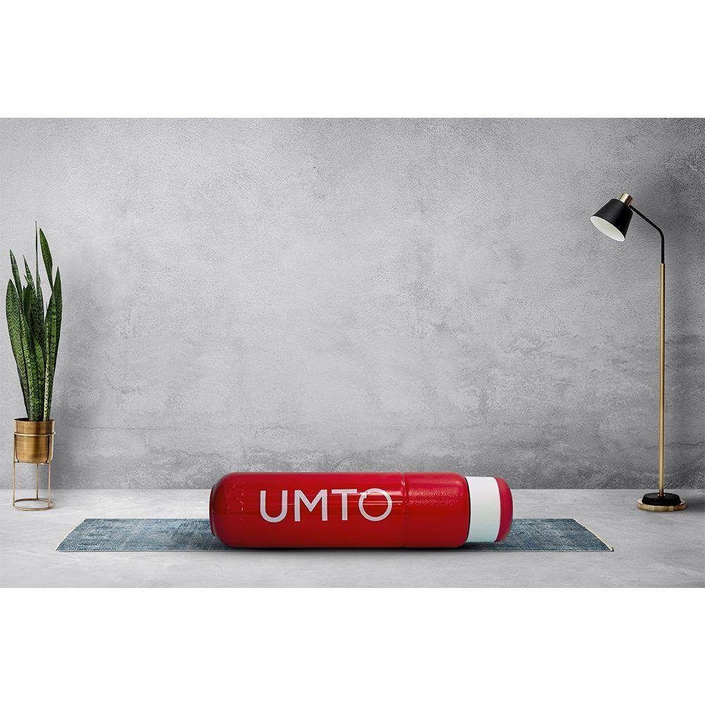 Kit 3 Garrafas Umto Super-resistente 500 Ml Vermelha - Vermelho - 6
