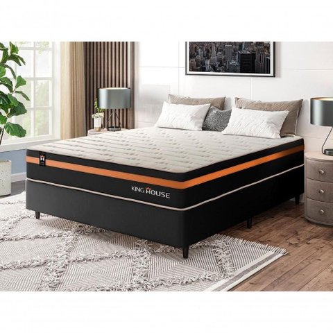 Cama Box Molas Ensacadas Sirius Casal 138x188 King House
