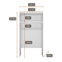 Ver imagem 3 de Módulo de Guarda Roupa Aéreo Ponte Solteiro 126,3cm 100% MDF Cairo