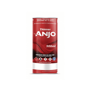 Thinner Anjo 2900 Diluente Solvente Lata 900ml