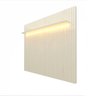 Painel Ripado 2.3 Nobre Clean com LED Off White - Gelius Gelius Móveis - 1