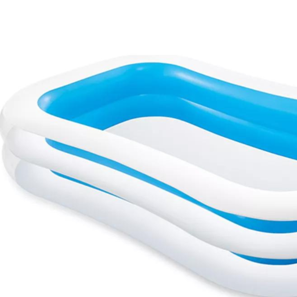 Piscina Inflável Intex 770l Familiar 2,62m + Bomba Ar Manual Cor:azul - 10