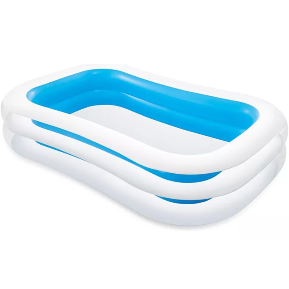 Piscina Inflável Intex 770l Familiar 2,62m + Bomba Ar Manual Cor:azul - 3