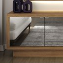 Ver imagem 2 de Estante para Home Theater 2,00m com Iluminação Led Ho1000 Tecno Mobili - Natural/off White