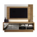 Ver imagem 4 de Estante para Home Theater 2,00m com Iluminação Led Ho1000 Tecno Mobili - Natural/off White