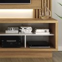 Ver imagem 3 de Estante para Home Theater 2,00m com Iluminação Led Ho1000 Tecno Mobili - Natural/off White