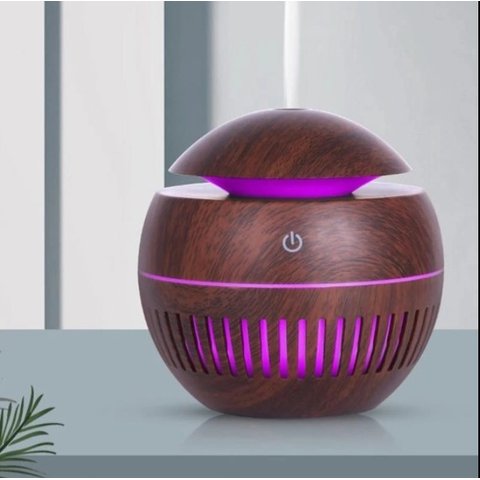 Mini Umidificador Aromatizador Ambientes Tipo Madeira KJR-013