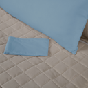 Ver imagem 6 de Capa para Travesseiro Fofuxinho Liso 90 X 35cm com Zíper Algodão Azul