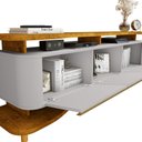 Ver imagem 7 de Rack para Sala de Estar Tv 75 Pol Orgânico Maui B02 Naturalle Off White - Lyam Decor