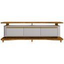 Ver imagem 3 de Rack para Sala de Estar Tv 75 Pol Orgânico Maui B02 Naturalle Off White - Lyam Decor