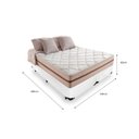 Ver imagem 2 de Cama Box Casal Bipartido Branco com Colchão Pillow Angel Molas Ensacadas