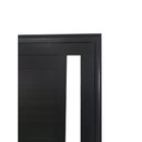 Ver imagem 4 de Porta Lambril de Alumínio Preto com Puxador e Vidro Linha Veneza:Esquerda/ 210 x 90
