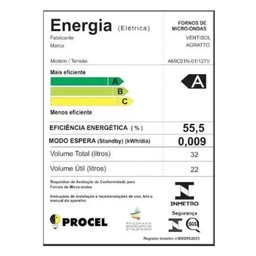 Forno Microondas 32l 1400w Amic01n-01 14446 Agratto - 5