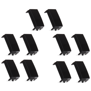 Kit 5 Módulo Cego Preto Ebony Sleek Margirius Cor:preto