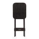 Ver imagem 3 de Mesa Bistrô Bar 45x54cm Dobrável em Madeira Maciça para Bar e Restaurante - Preto