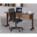 Ver imagem 4 de Mesa de Escritório Escrivaninha com 2 Gavetas Boston - Montana