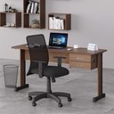 Ver imagem 3 de Mesa de Escritório Escrivaninha com 2 Gavetas Boston - Montana