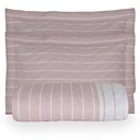 Ver imagem 2 de Colcha King 200 Fios Vintage Listras - Kacyumara Rosé/2542