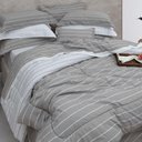 Ver imagem 1 de Colcha King 200 Fios Vintage Listras - Kacyumara Rosé/2542