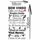 Ver imagem 3 de Adesivo de Parede Decorativo Frase Motivacional Bem Vindo Pole Dance