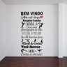 Adesivo de Parede Decorativo Frase Motivacional Bem Vindo Pole Dance - 2