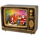 Ver imagem 1 de Enfeite Televisao Retro Natal Papai Noel Roda Gigante Decoraçao Vintage Mesa Estante Sala Bancada Ev