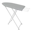 Ver imagem 3 de Mesa de Passar Loretta Açomix Branco Tecido Prata Metalizado