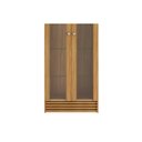 Ver imagem 4 de Cristaleira de Cozinha Cr6002 2 Portas C/ Vidro 64cm Natural - Tecno Mobili