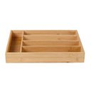 Ver imagem 3 de Porta Talher Organizador de Gaveta em Bamboo 5 Divisórias Mor