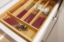 Ver imagem 5 de Porta Talher Organizador de Gaveta em Bamboo 5 Divisórias Mor