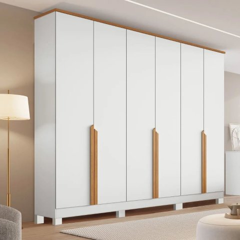 Guarda-Roupa Bianca 6 Portas 100% MDF | Bianchi Moveis