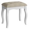 Banqueta para Penteadeira - Estofada e em Madeira - Ideal para Quarto - Libriane - 1