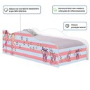 Ver imagem 2 de Cama Solteiro Infantil com Colchão Bailarinas Meninas MDF Branco Casah