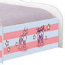 Ver imagem 4 de Cama Solteiro Infantil com Colchão Bailarinas Meninas MDF Branco Casah