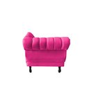 Ver imagem 7 de Recamier Decorativo Divã Amsterdã 147cm Lado Direito Veludo Rosa Pink