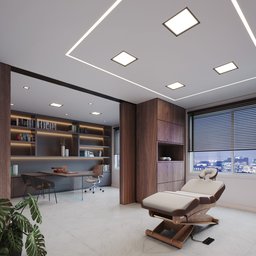 Luminária de Teto Plafon Embutir Recuado Quadrado 24w Preto Fosco Luz Neutra 4000k Avant - 5