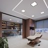 Luminária de Teto Plafon Embutir Recuado Quadrado 24w Preto Fosco Luz Neutra 4000k Avant - 5